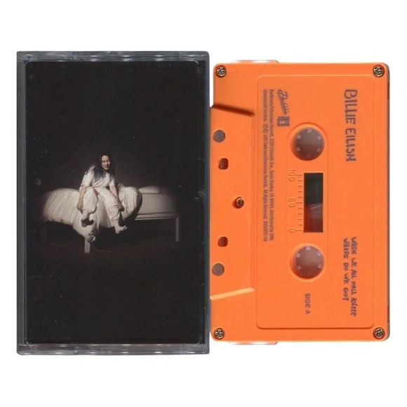 SEALED! Billie Eilish - When We Fall Asleep, Where Do We Go? Orange Cassette - Picture 1 of 1